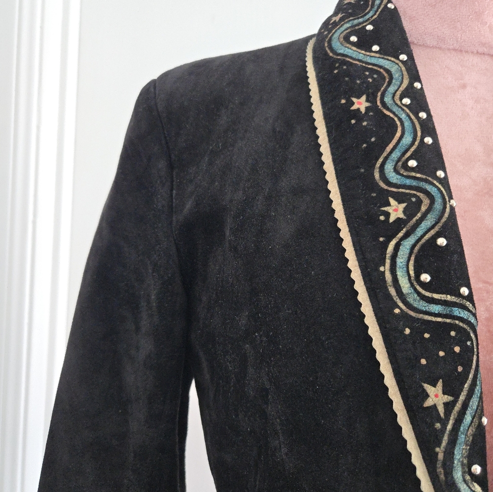 Patricia Wolf Western Rodeo Ranch Suede Jacket Size S - Picture 2 of 7